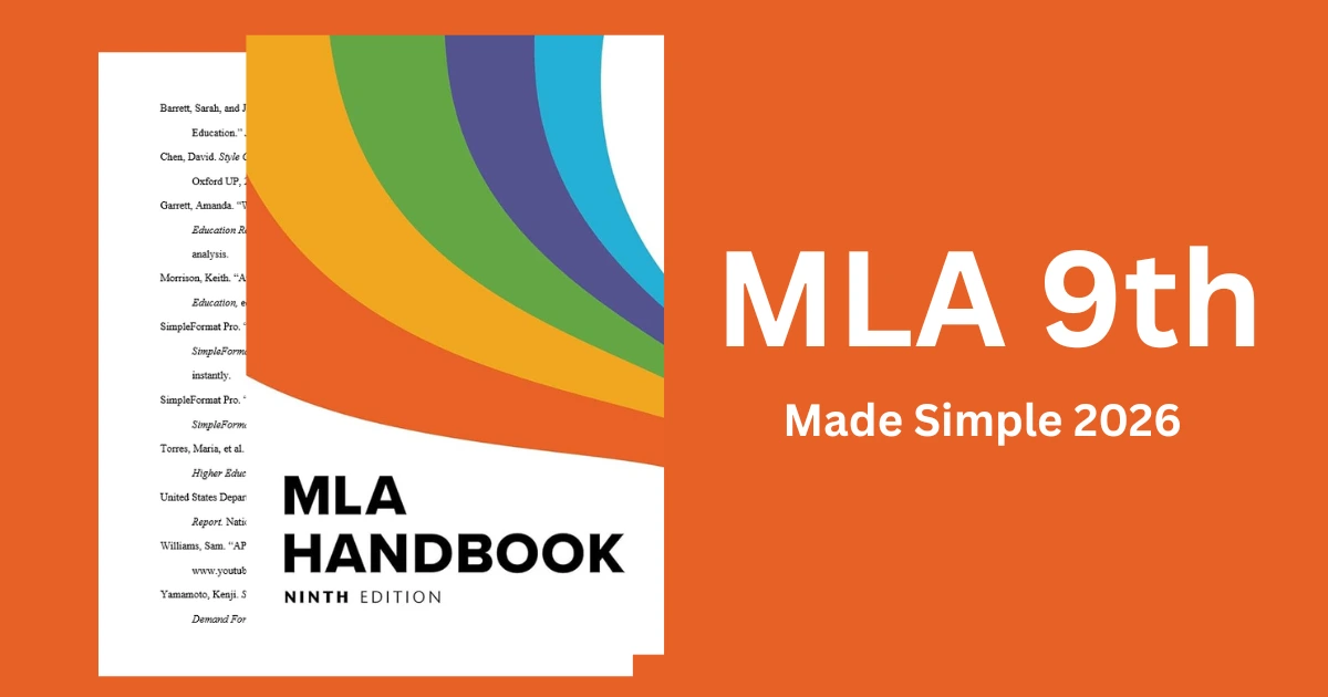 MLA 9 Works Cited Page Formatting Guide